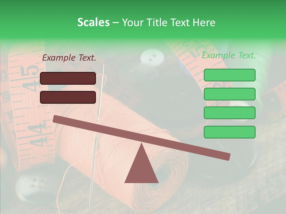 Hobby Dressmaker Handmade PowerPoint Template