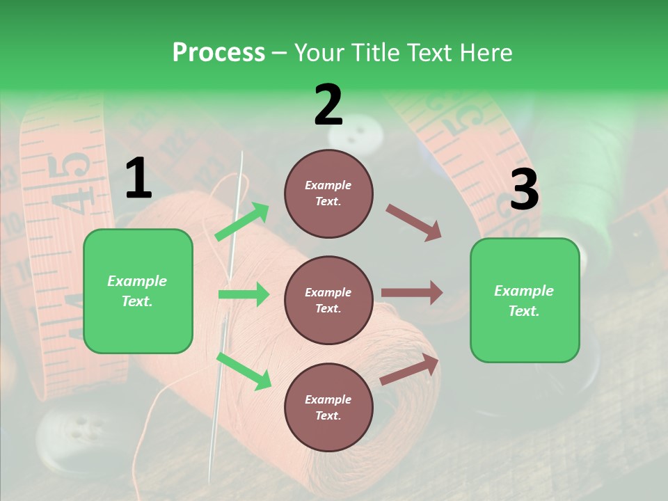 Hobby Dressmaker Handmade PowerPoint Template