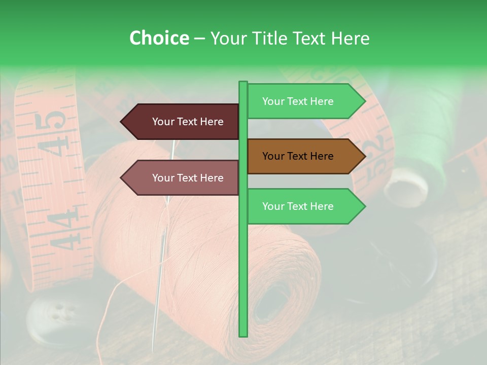 Hobby Dressmaker Handmade PowerPoint Template