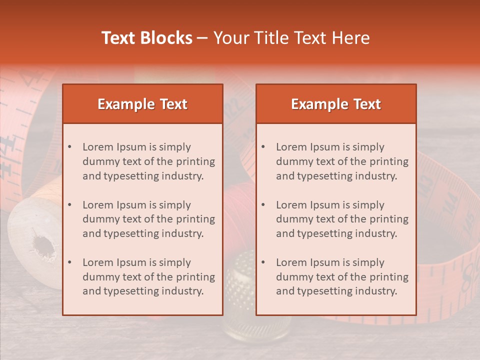 Coil Accessories Old PowerPoint Template