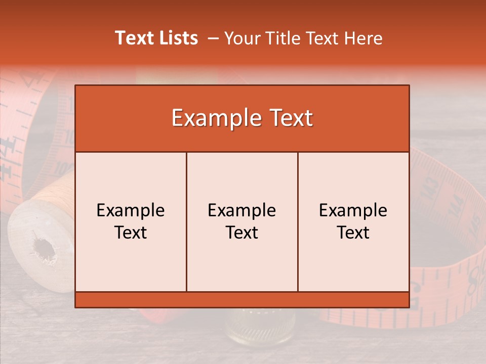 Coil Accessories Old PowerPoint Template