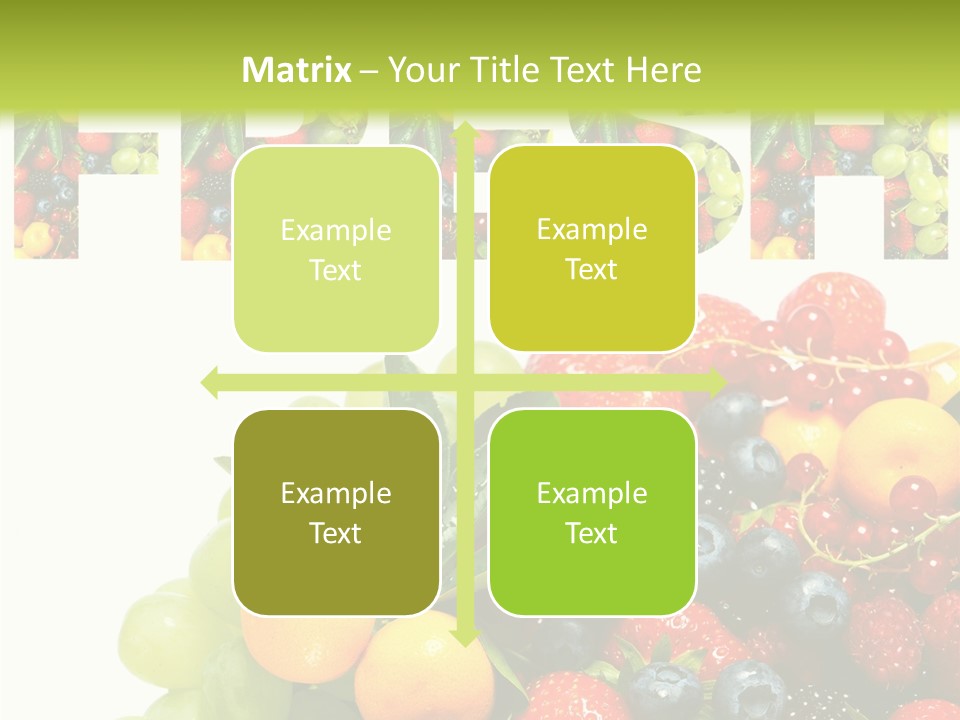 Nature Currants Sings PowerPoint Template