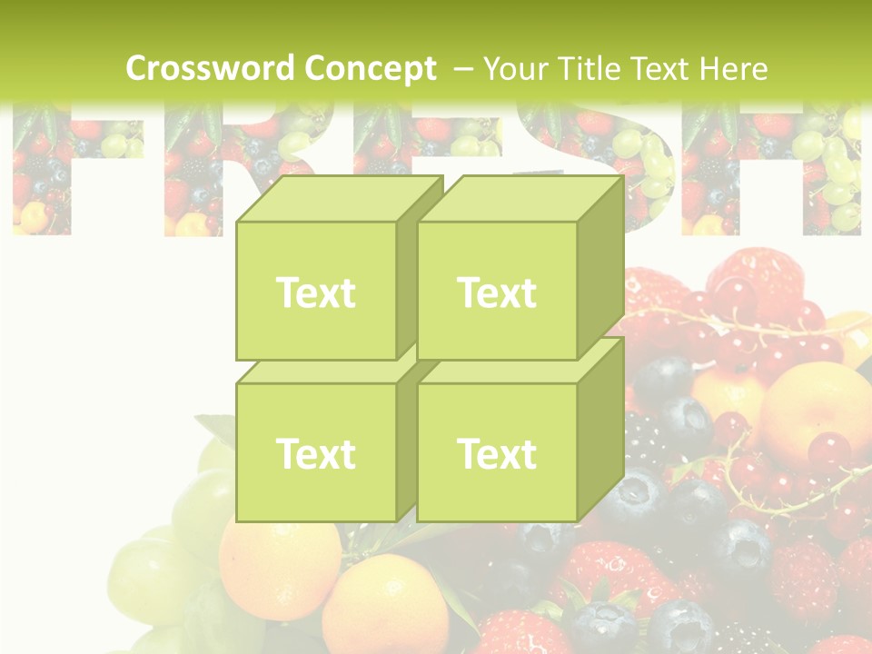 Nature Currants Sings PowerPoint Template