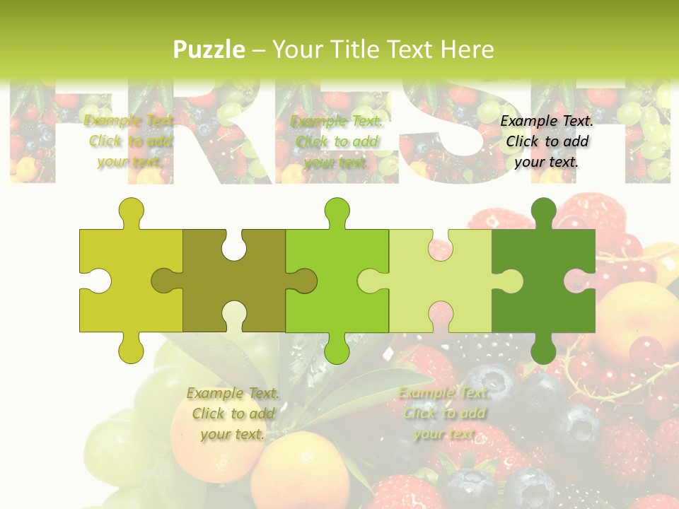 Nature Currants Sings PowerPoint Template