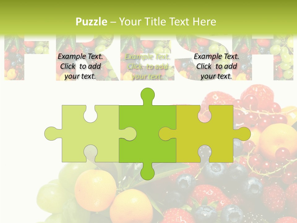 Nature Currants Sings PowerPoint Template