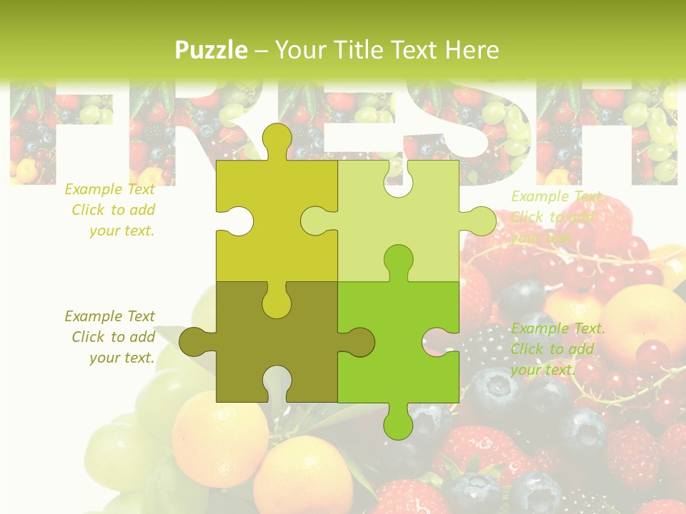 Nature Currants Sings PowerPoint Template