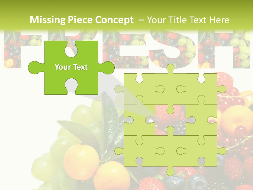 Nature Currants Sings PowerPoint Template