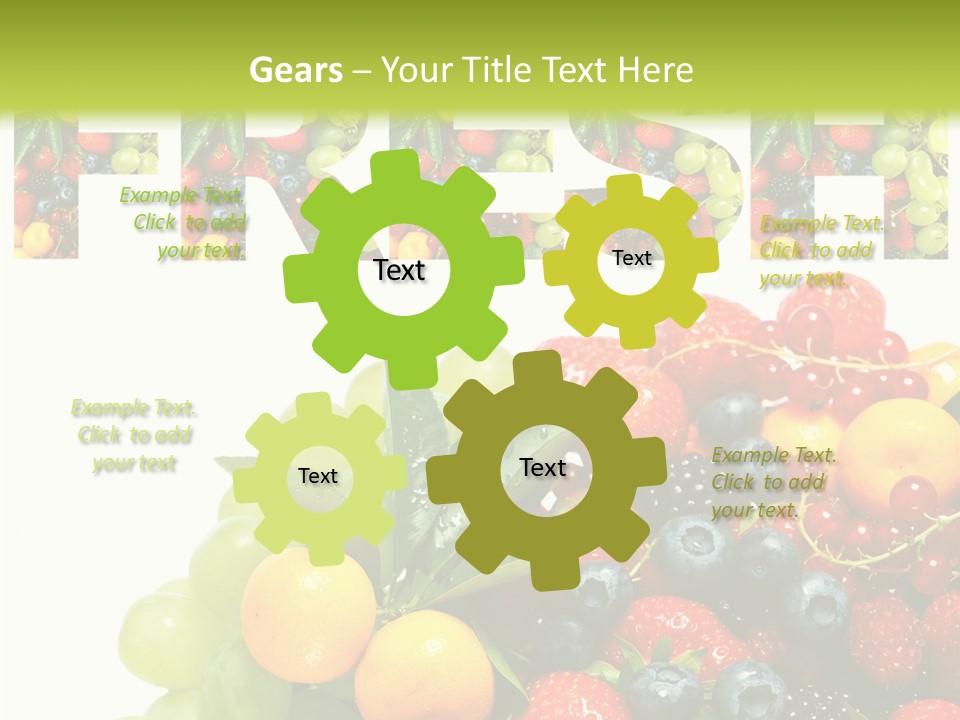 Nature Currants Sings PowerPoint Template