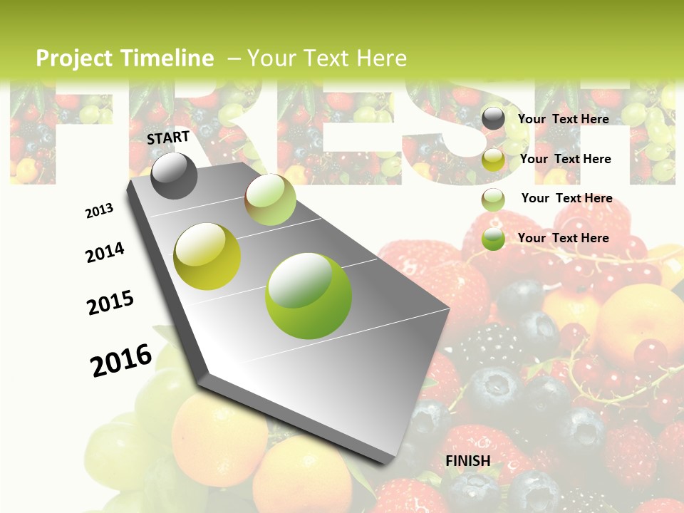 Nature Currants Sings PowerPoint Template