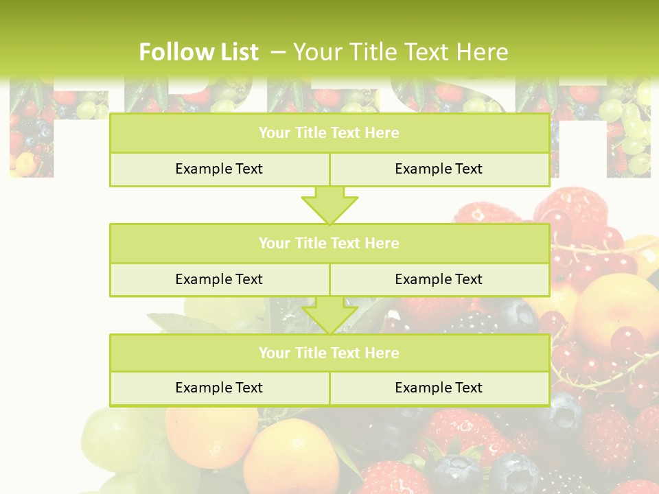 Nature Currants Sings PowerPoint Template