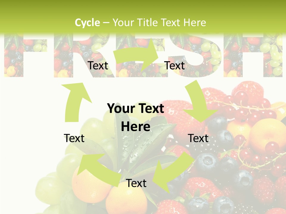 Nature Currants Sings PowerPoint Template