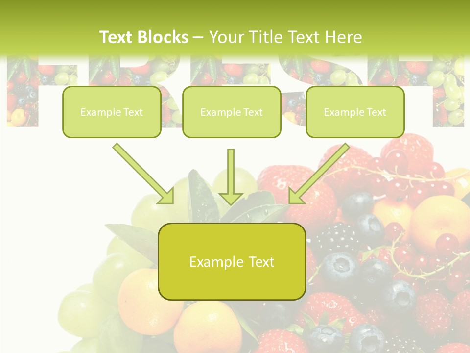 Nature Currants Sings PowerPoint Template