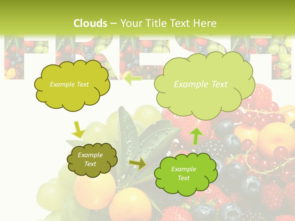 Nature Currants Sings PowerPoint Template