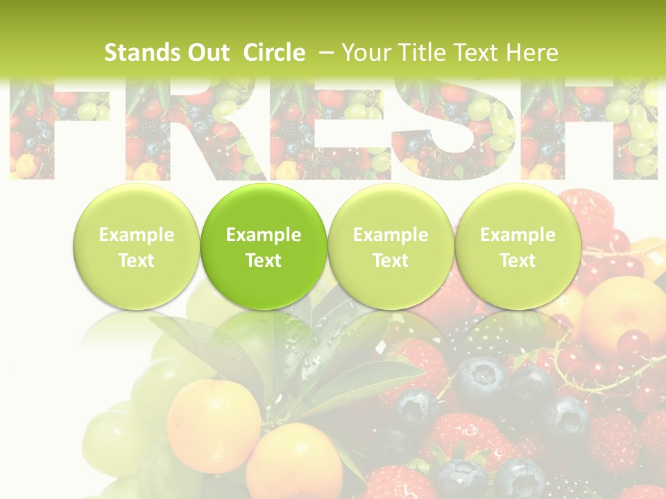 Nature Currants Sings PowerPoint Template