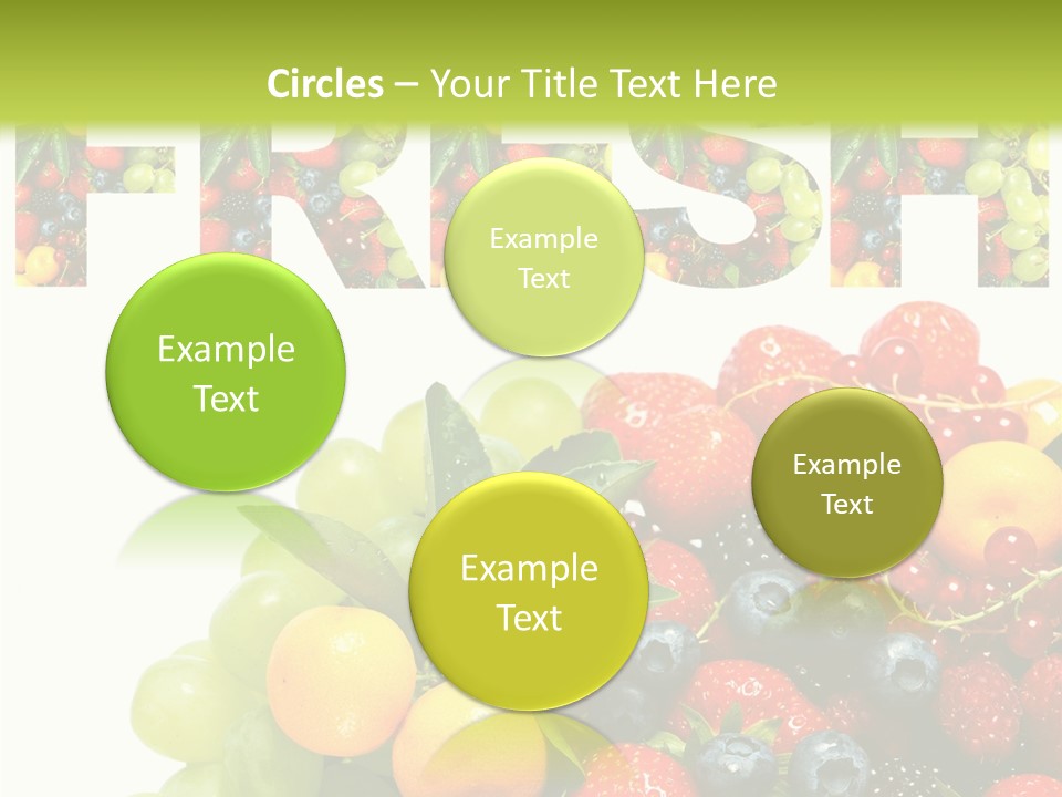 Nature Currants Sings PowerPoint Template