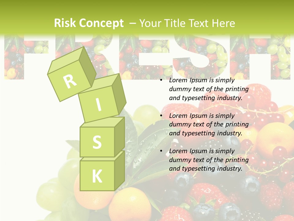 Nature Currants Sings PowerPoint Template