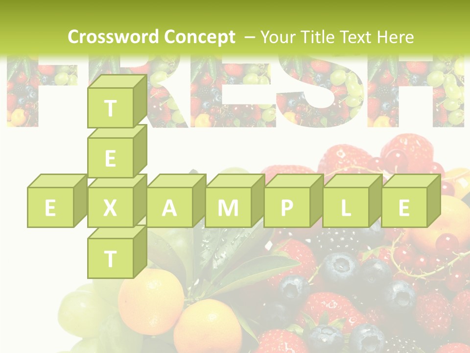 Nature Currants Sings PowerPoint Template