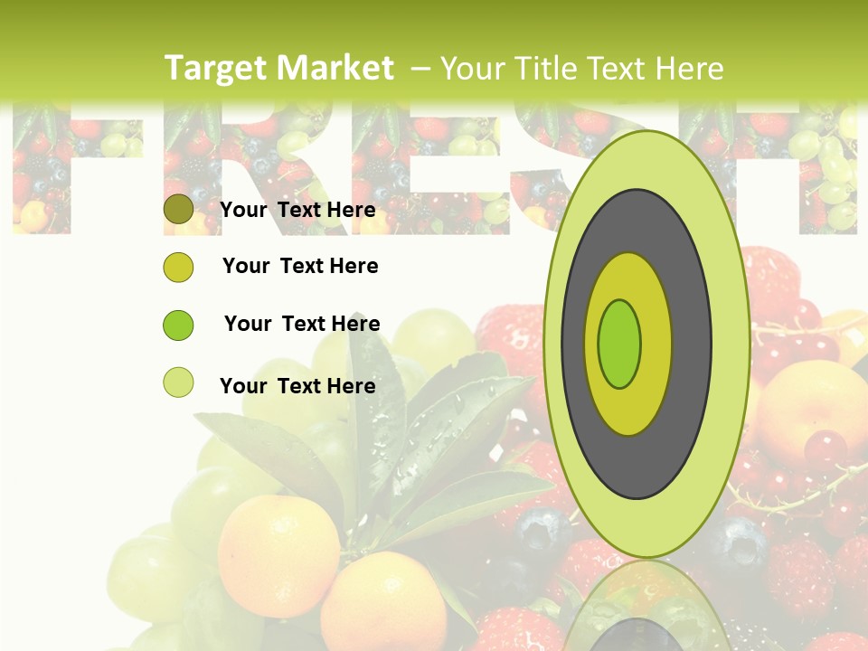 Nature Currants Sings PowerPoint Template