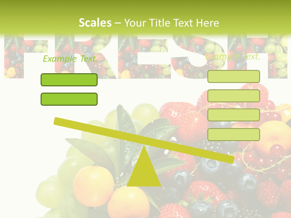 Nature Currants Sings PowerPoint Template