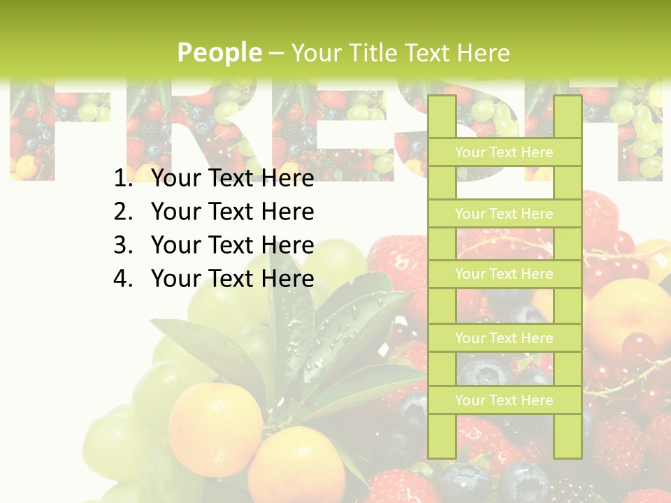 Nature Currants Sings PowerPoint Template