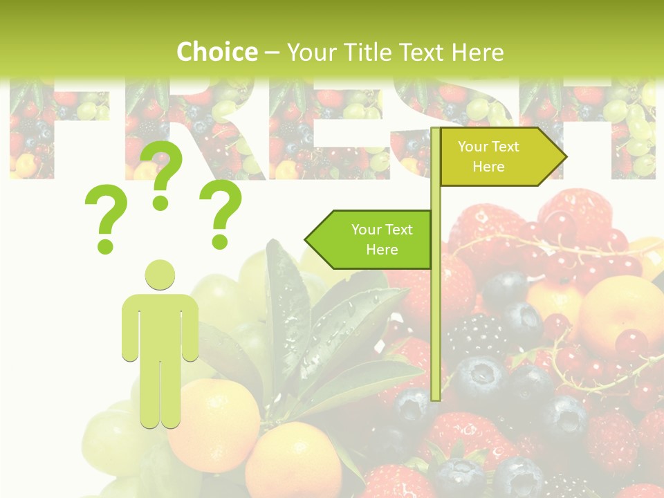 Nature Currants Sings PowerPoint Template