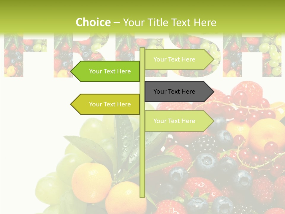 Nature Currants Sings PowerPoint Template