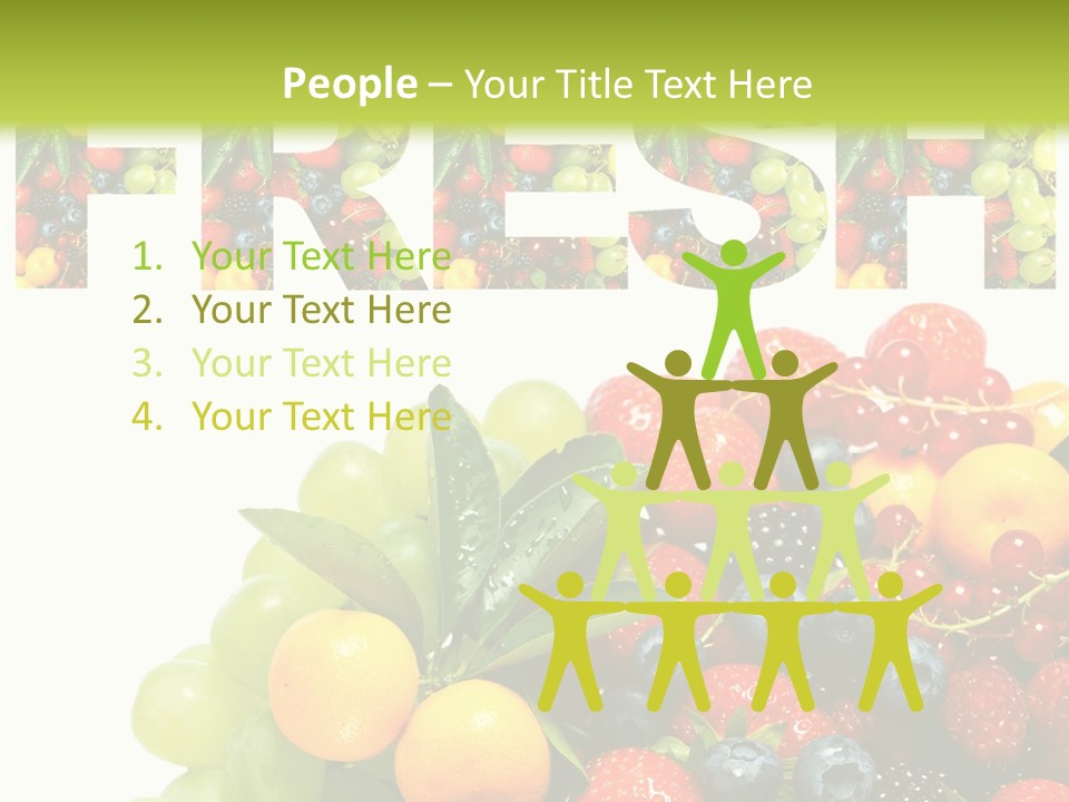 Nature Currants Sings PowerPoint Template