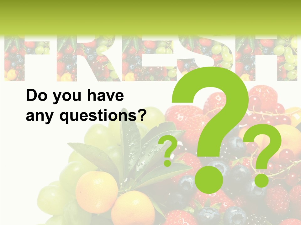 Nature Currants Sings PowerPoint Template