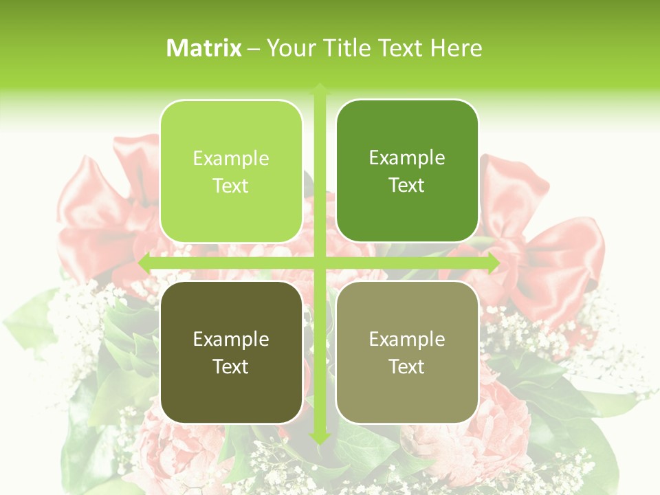 Nature Celebration Bouquet PowerPoint Template