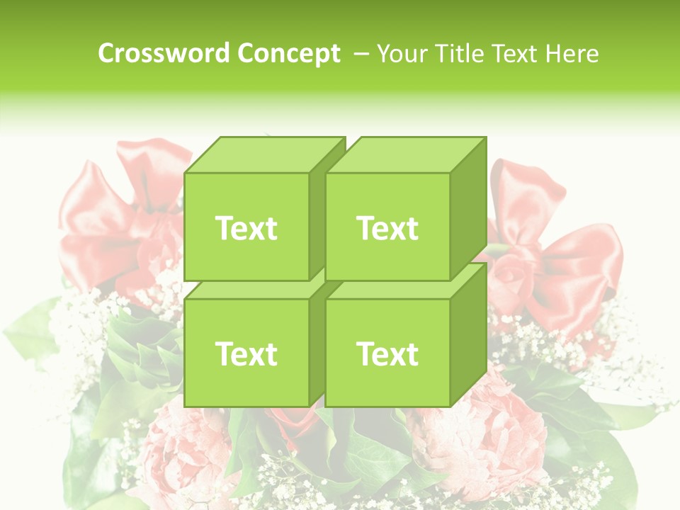 Nature Celebration Bouquet PowerPoint Template