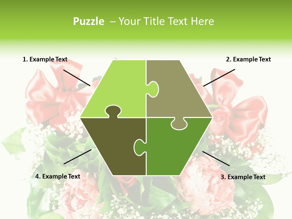 Nature Celebration Bouquet PowerPoint Template