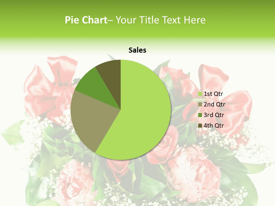 Nature Celebration Bouquet PowerPoint Template