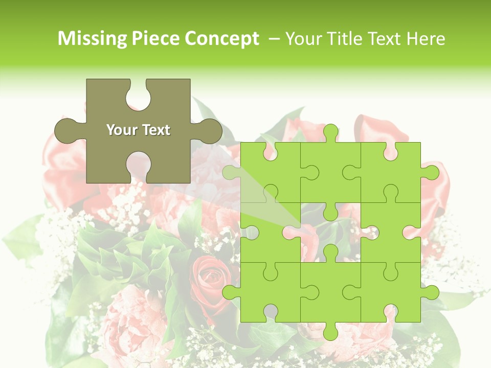 Nature Celebration Bouquet PowerPoint Template