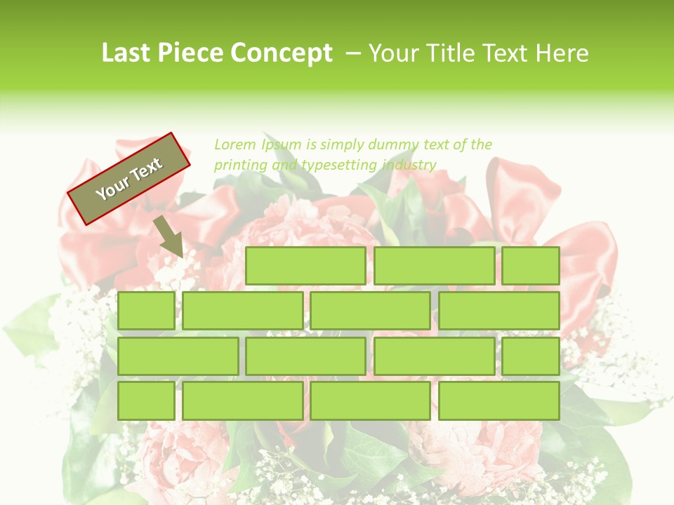 Nature Celebration Bouquet PowerPoint Template