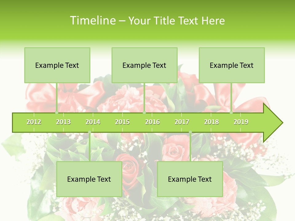 Nature Celebration Bouquet PowerPoint Template