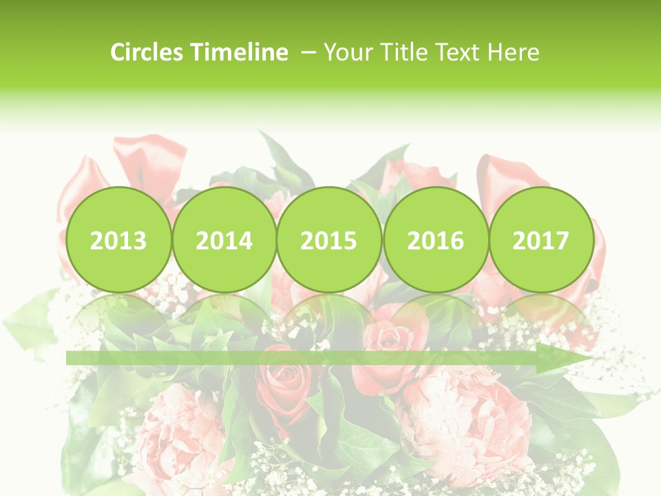Nature Celebration Bouquet PowerPoint Template
