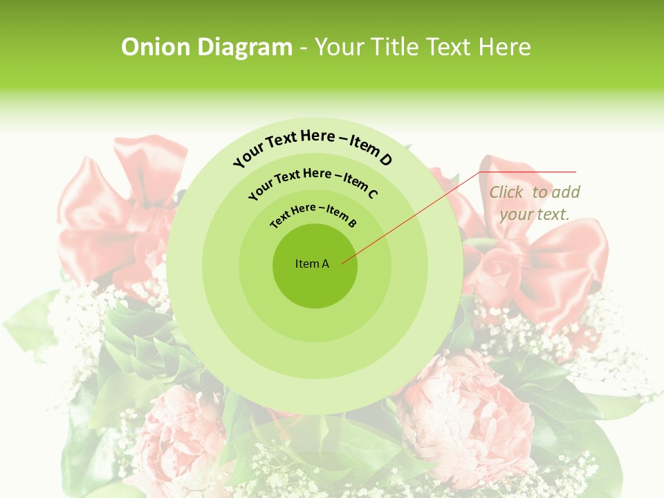 Nature Celebration Bouquet PowerPoint Template