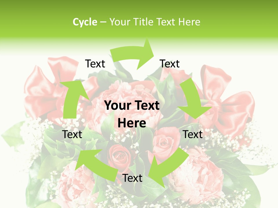 Nature Celebration Bouquet PowerPoint Template