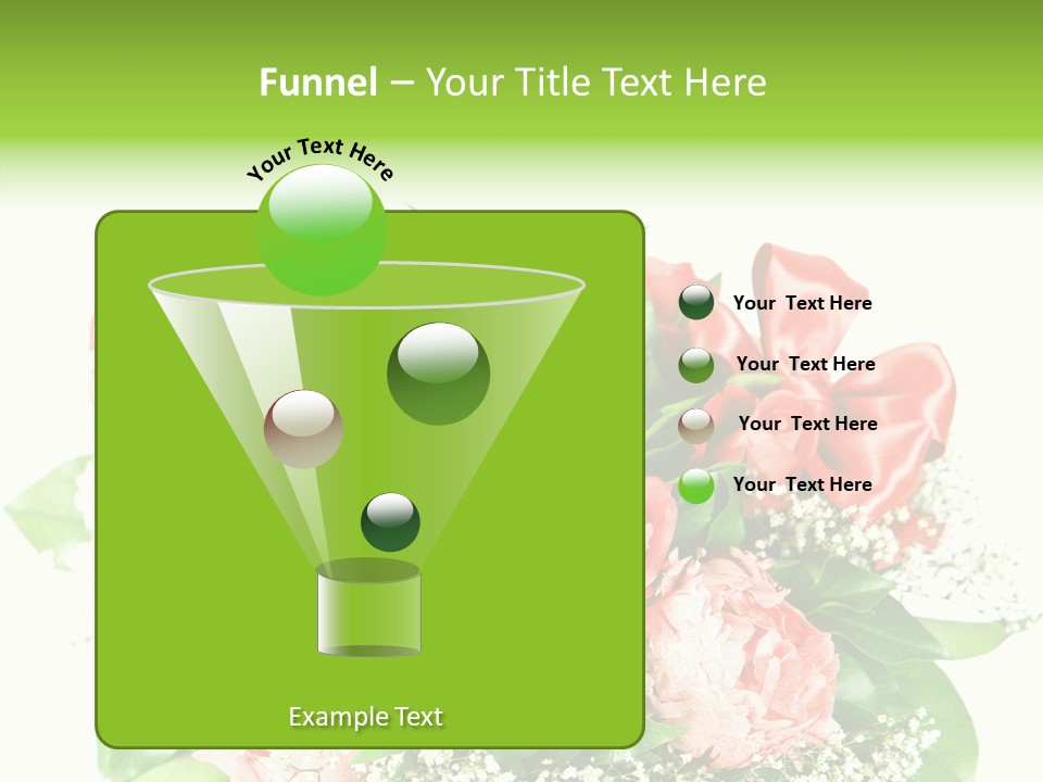 Nature Celebration Bouquet PowerPoint Template