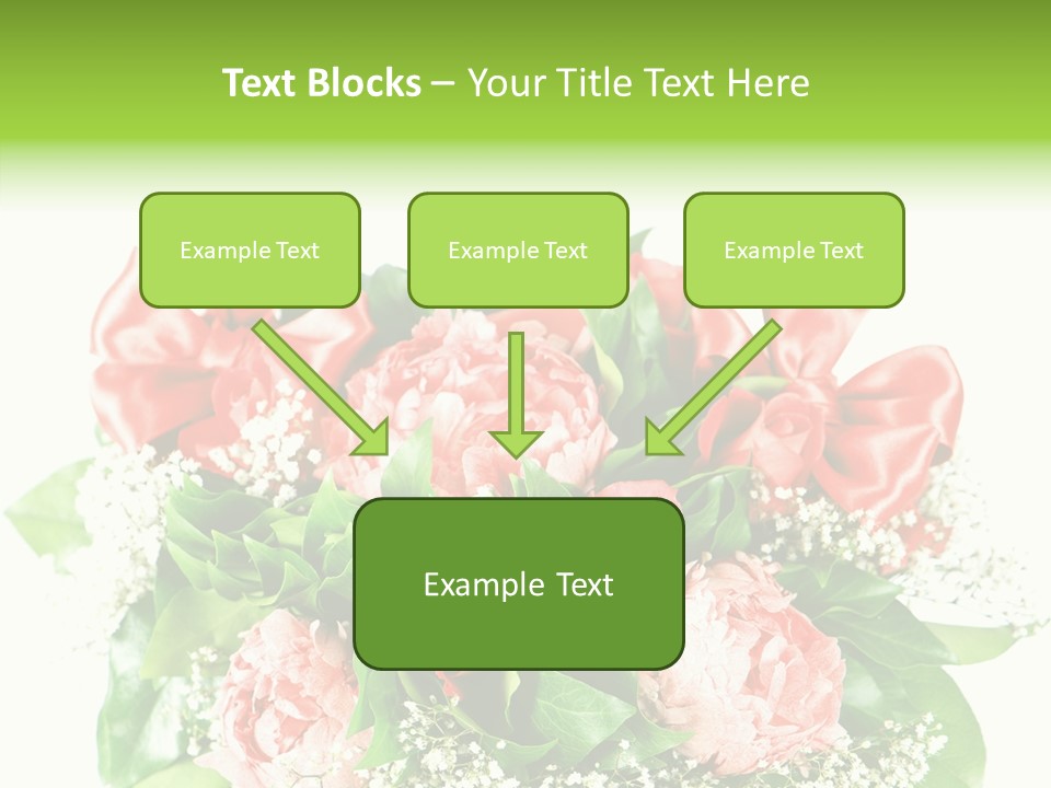 Nature Celebration Bouquet PowerPoint Template