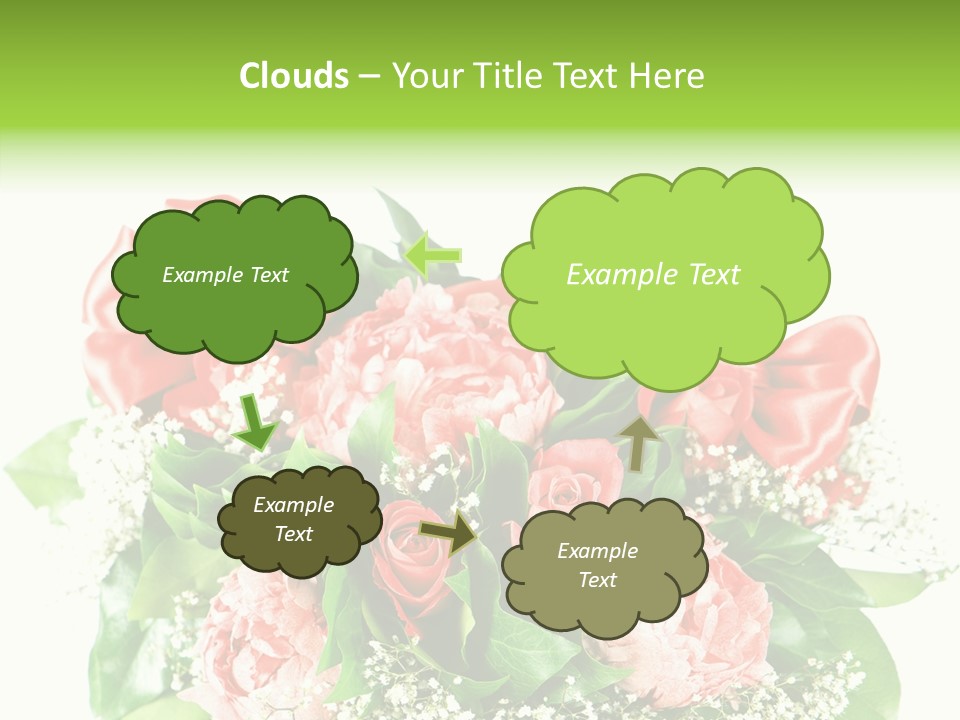 Nature Celebration Bouquet PowerPoint Template