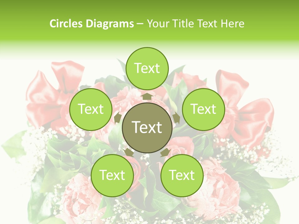 Nature Celebration Bouquet PowerPoint Template