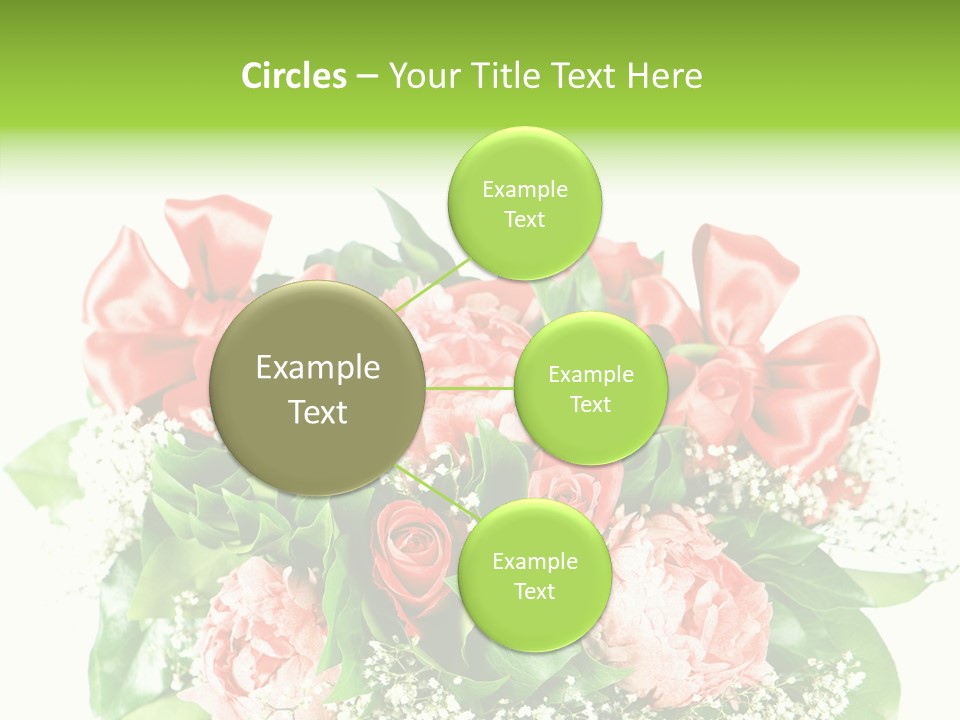 Nature Celebration Bouquet PowerPoint Template
