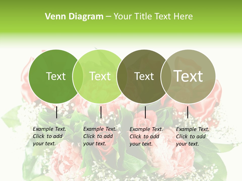 Nature Celebration Bouquet PowerPoint Template