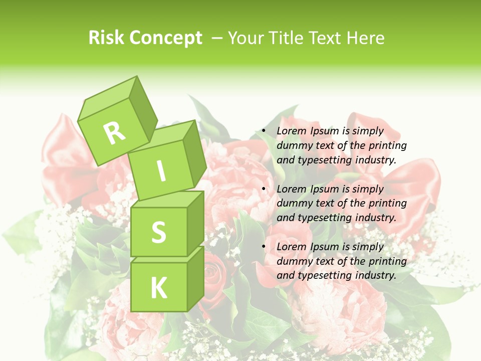 Nature Celebration Bouquet PowerPoint Template