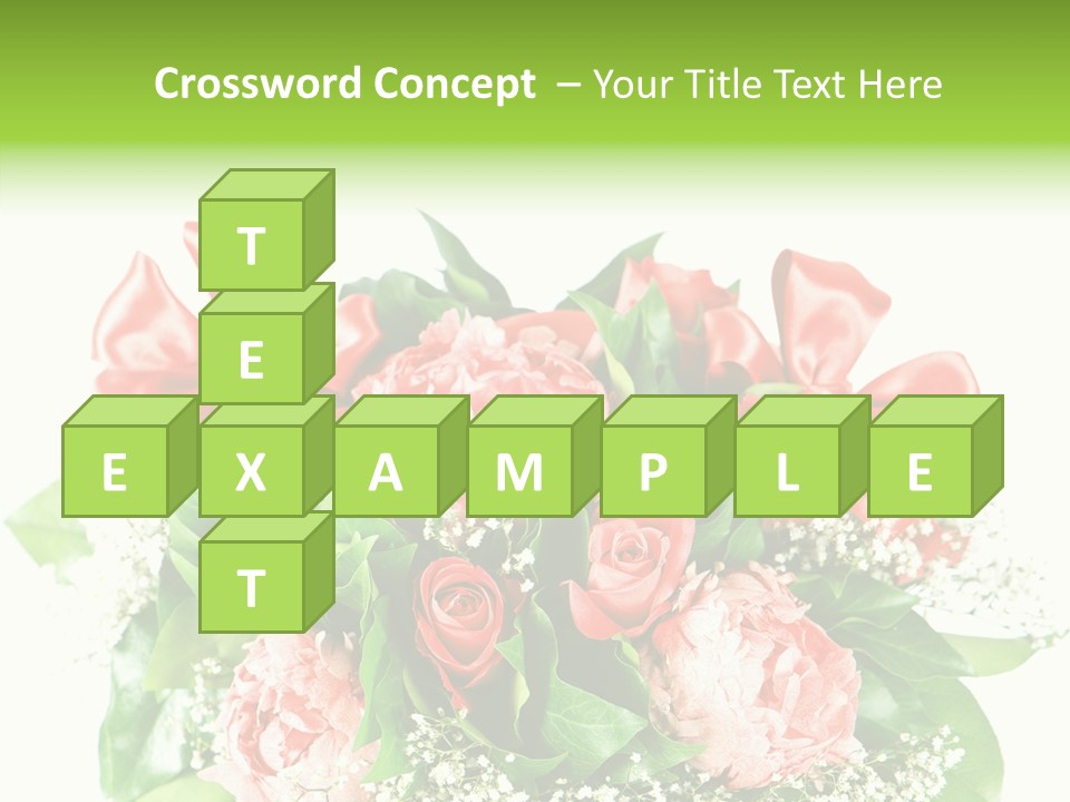 Nature Celebration Bouquet PowerPoint Template