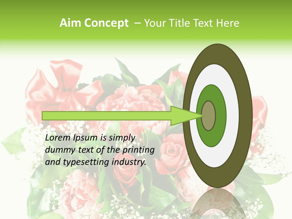 Nature Celebration Bouquet PowerPoint Template