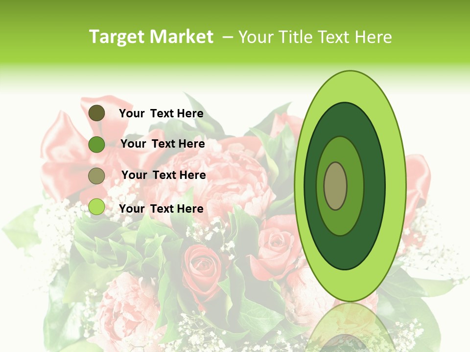 Nature Celebration Bouquet PowerPoint Template