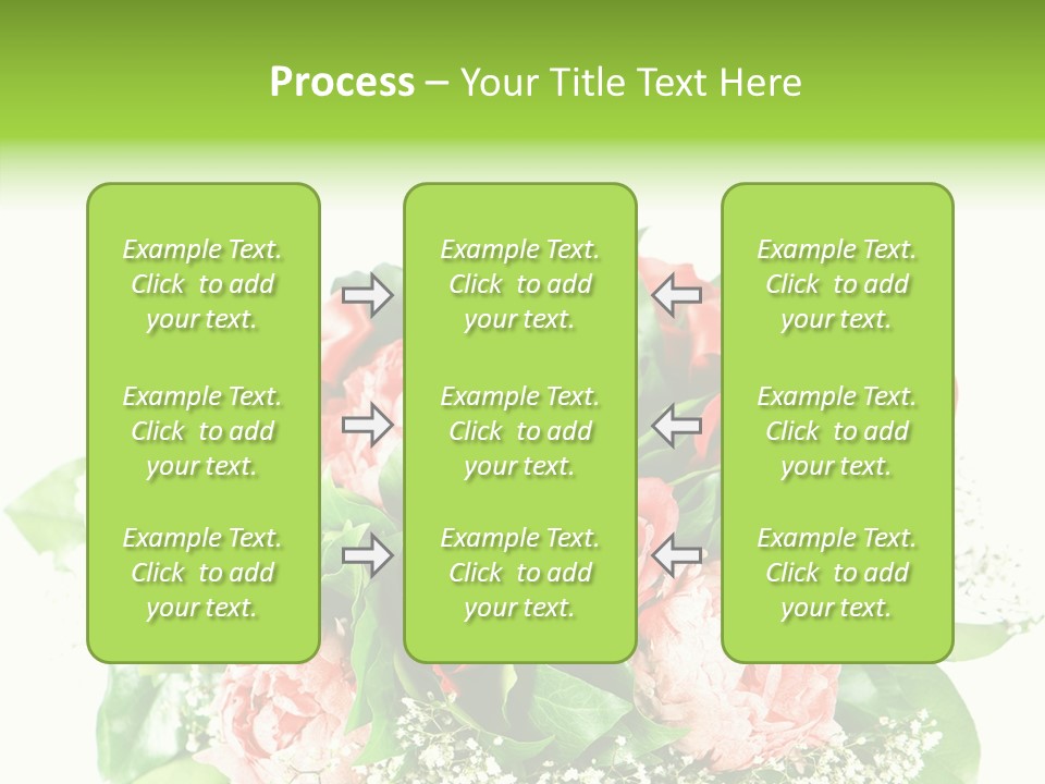 Nature Celebration Bouquet PowerPoint Template