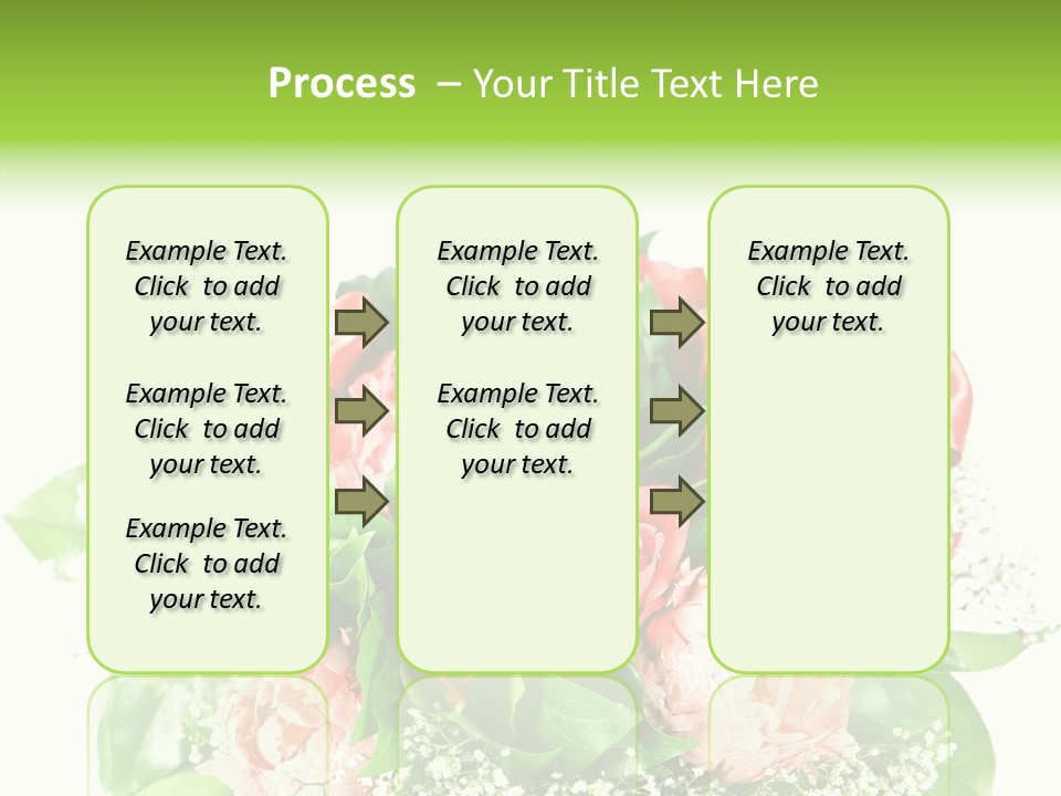Nature Celebration Bouquet PowerPoint Template